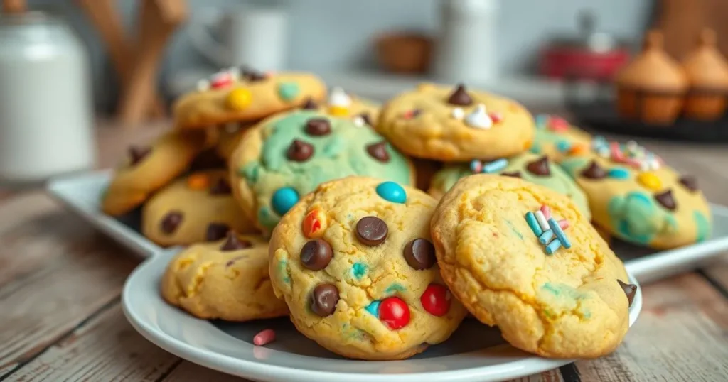 3 ingredient cake mix cookies