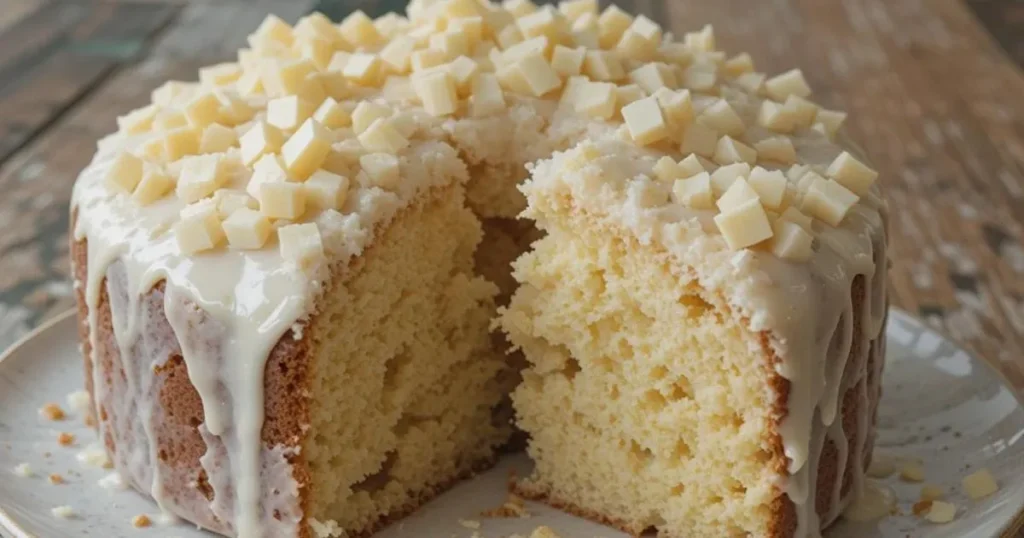 white chocolate in gluten free yellow cake recipe