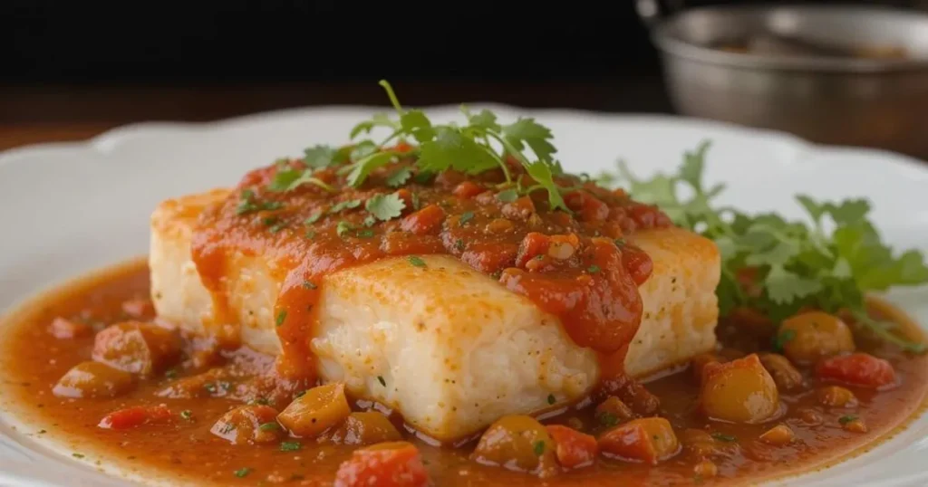 recipe halibut marinara sauce