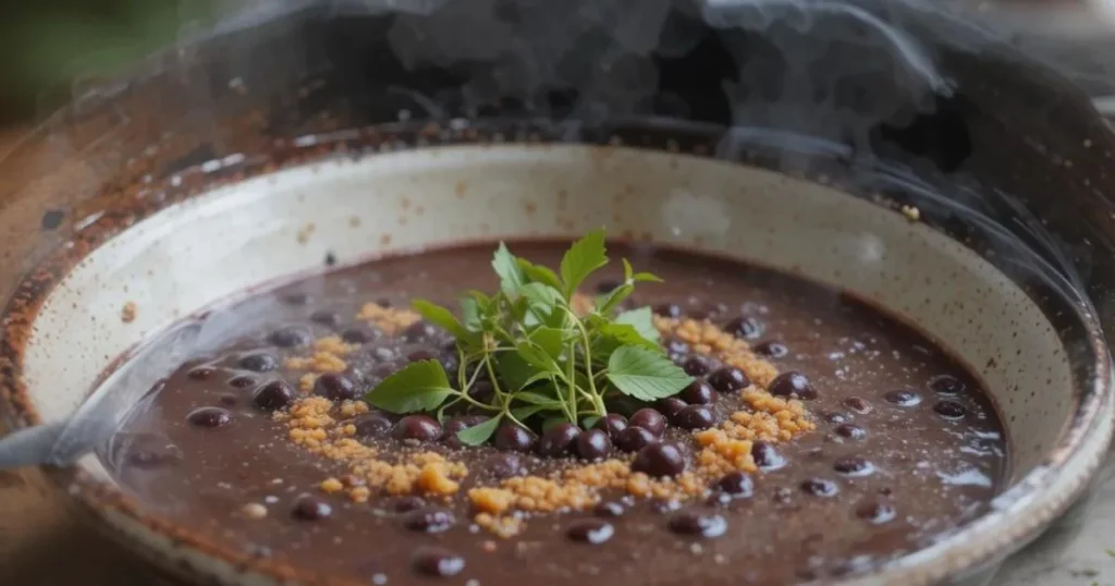 purple black bean soup recipe