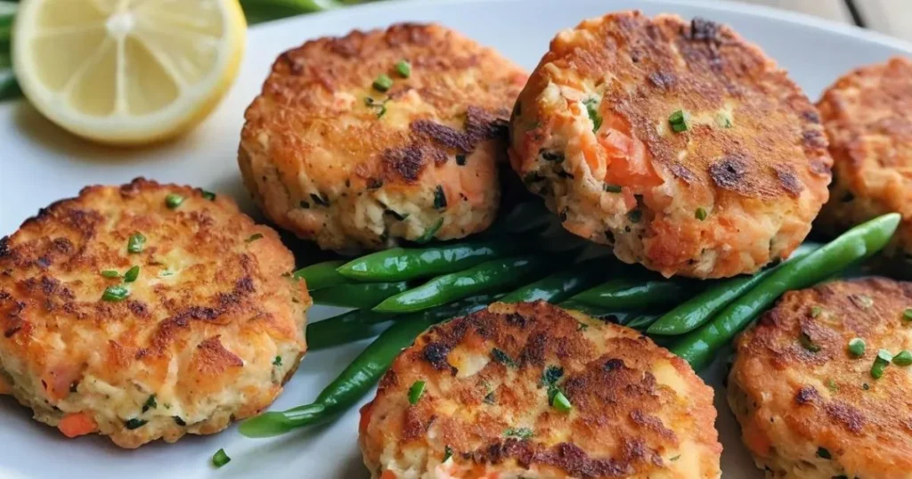 Mini Salmon and Boursin Cakes