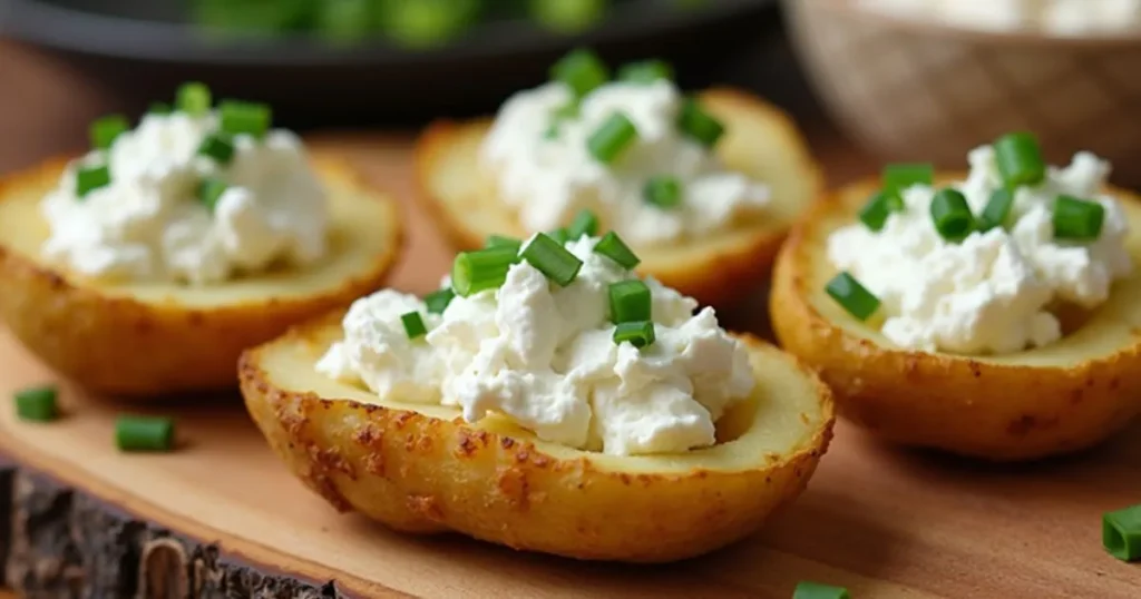 cottage cheese recipe for air fryer baked potato skins